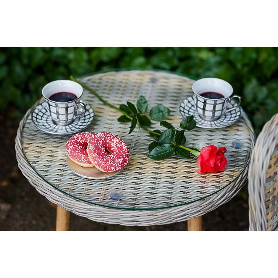 Petit ensemble de balcon en technorattan BELICCO