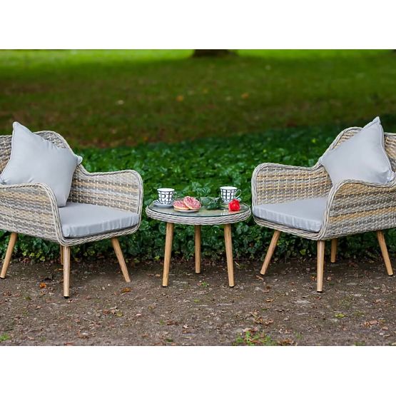Petit ensemble de balcon en technorattan BELICCO