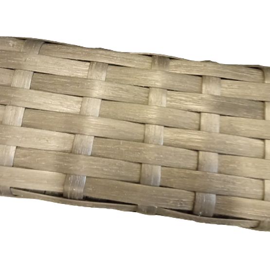 Petit ensemble de terrasse en résine tressée (canapé+table) TINTO gris