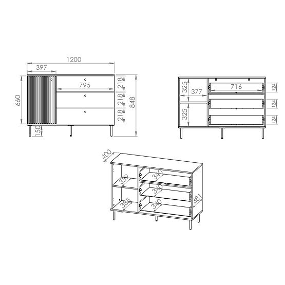 Petite commode Sophie - beige