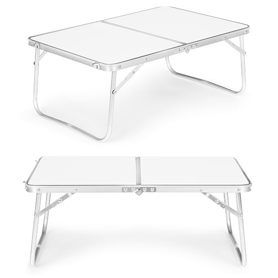 Petite table de pique-nique pliante 60x40 cm blanche MultiGarden