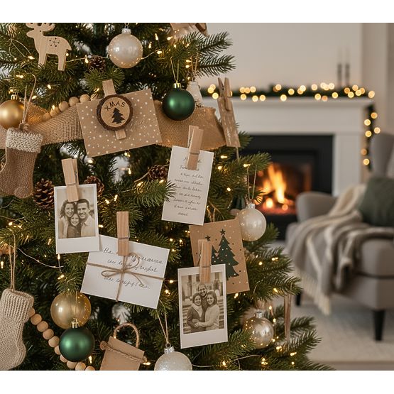 PINCES EN BOIS 8 PCS SAPINS KL-21X11