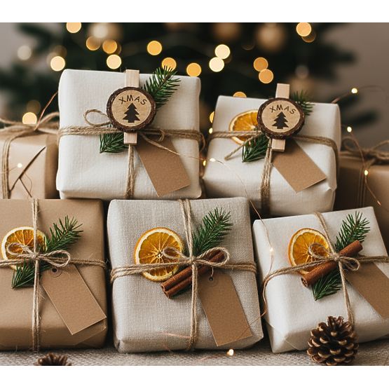 PINCES EN BOIS 8 PCS SAPINS KL-21X11