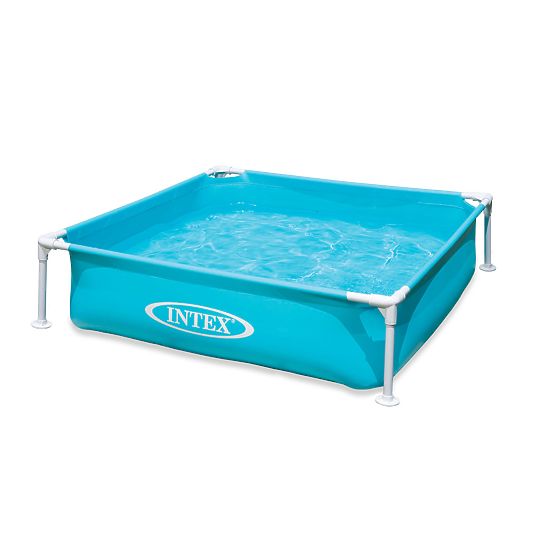 Piscine carrée à cadre pour enfants 122x122x30 cm INTEX 57173