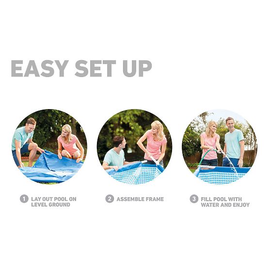 Piscine de jardin avec cadre 450x220x84 7127L INTEX 28273