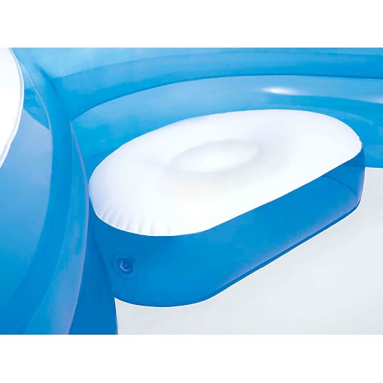 Piscine de jardin avec sièges gonflables 229x229cm Intex 56475