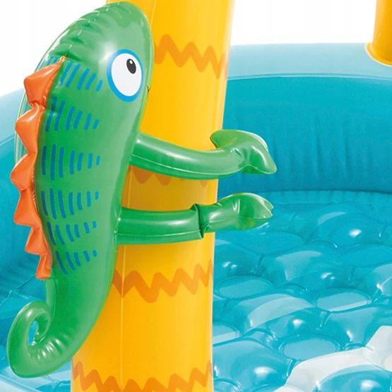 Piscine gonflable pour enfants avec toit île INTEX 58417