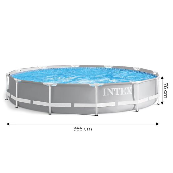 Piscine ronde de jardin avec cadre 366 cm INTEX 26710