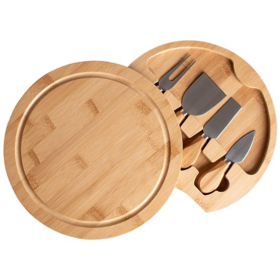 Planche à apéritifs et fromages en bambou Andra