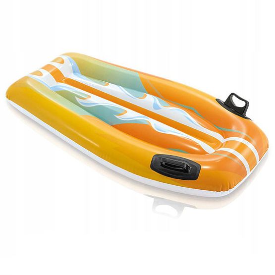Planche de natation gonflable avec poignées pour enfants INTEX 58165 ORANGE
