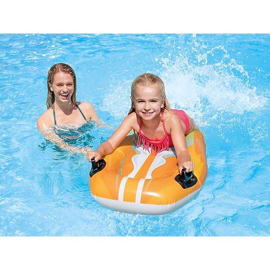 Planche de natation gonflable avec poignées pour enfants INTEX 58165 ORANGE
