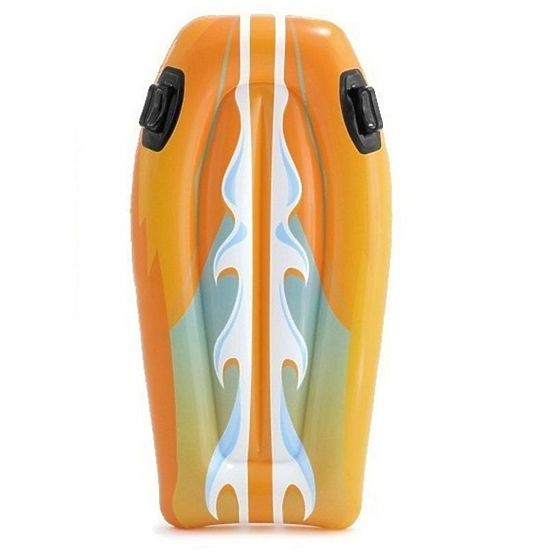 Planche de natation gonflable avec poignées pour enfants INTEX 58165 ORANGE