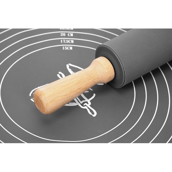 Planche de travail en silicone SELMA graphite 70x50 cm