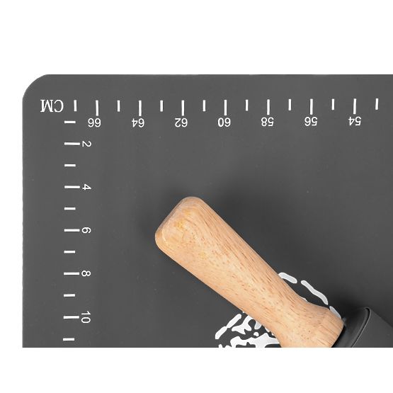 Planche de travail en silicone SELMA graphite 70x50 cm