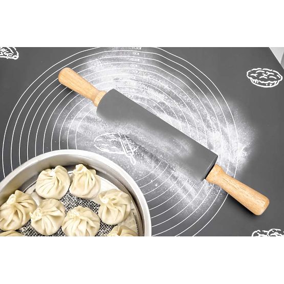 Planche de travail en silicone SELMA graphite 70x50 cm