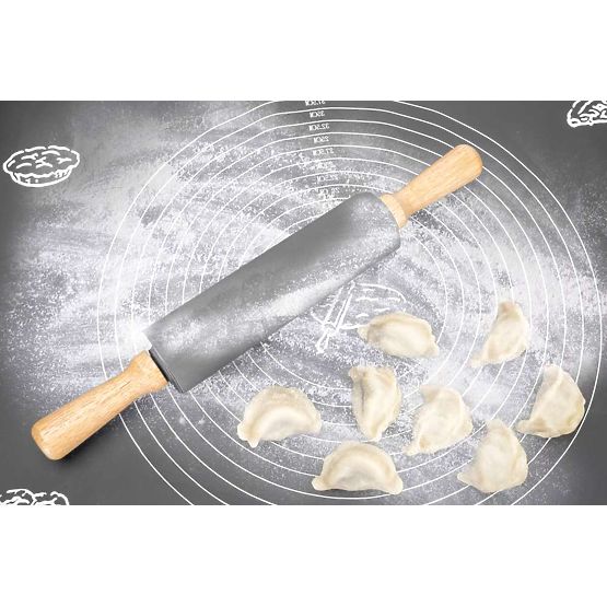 Planche de travail en silicone SELMA graphite 70x50 cm