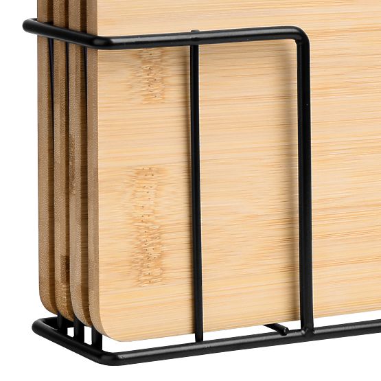 Planche à découper en bambou Skara ensemble de 4 pièces