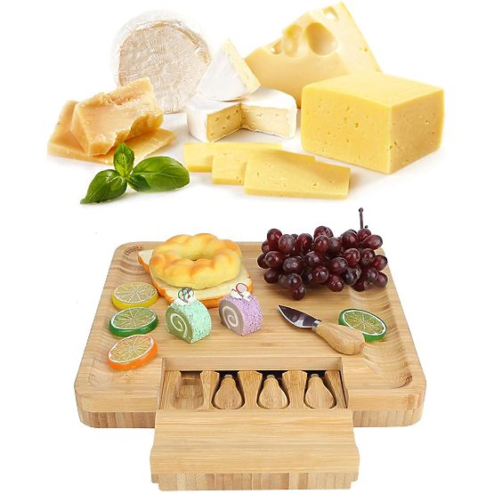 Planche en bambou pour apéritifs et fromages Estera