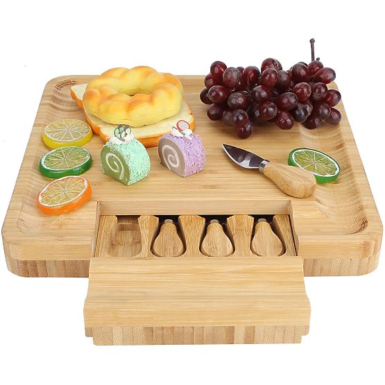 Planche en bambou pour apéritifs et fromages Estera