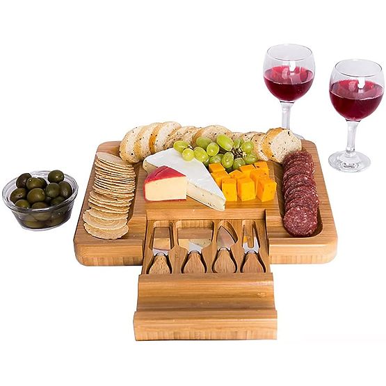 Planche en bambou pour apéritifs et fromages Estera