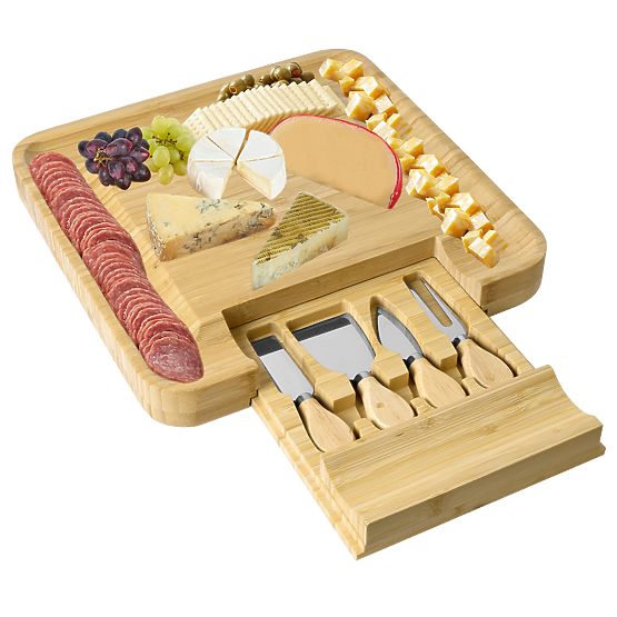 Planche en bambou pour apéritifs et fromages Estera
