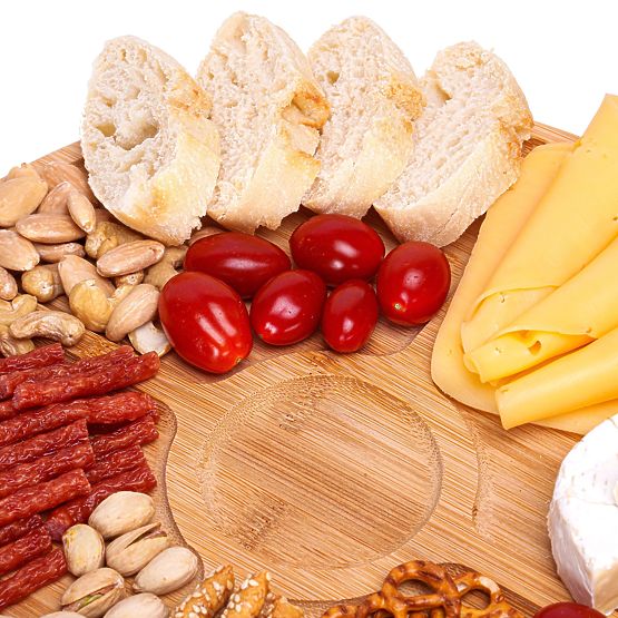 Planche en bambou pour apéritifs et fromages Gracja