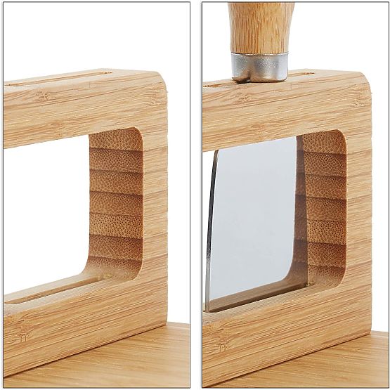 Planche à fromages et amuse-gueules Salers avec couverts