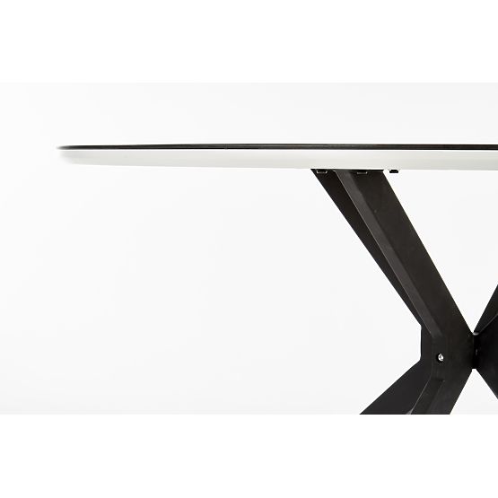 Plateau AVELAR - noir / blanc, cadre - noir