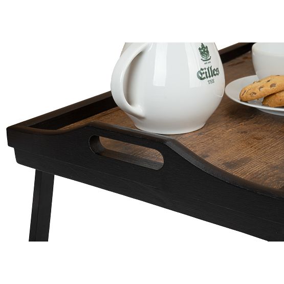 Plateau de petit-déjeuner pliable AURELIA RUSTIC