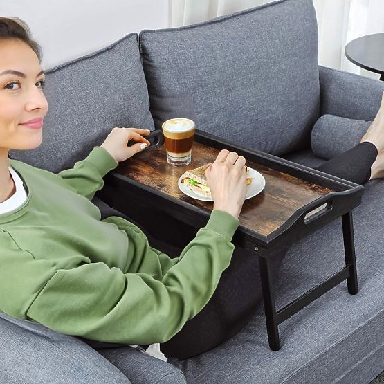 Plateau de petit-déjeuner pliable AURELIA RUSTIC