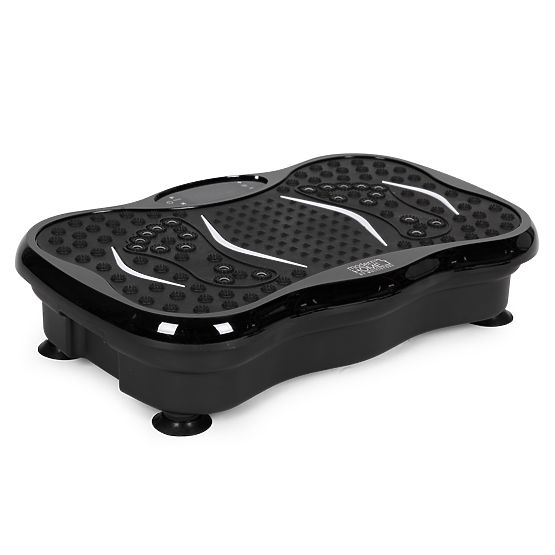 Plateforme vibrante anti-cellulite appareil de massage avec extenseurs + télécommande ModernHome
