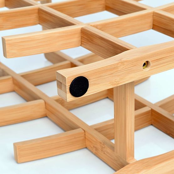 Porte-bouteilles en bambou Todgar