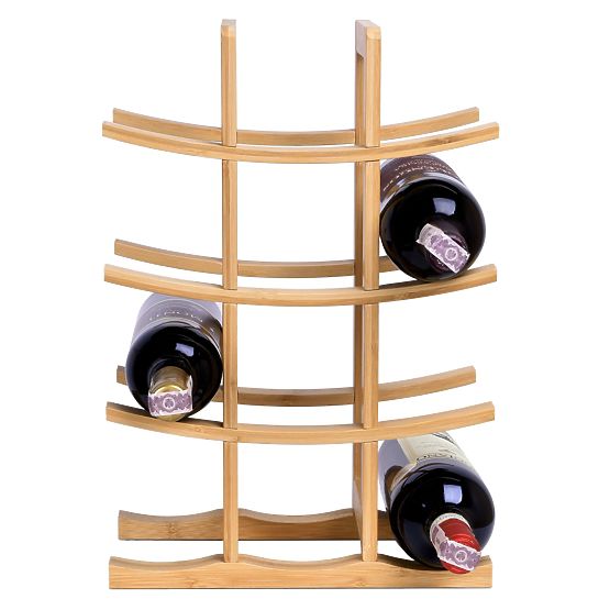 Porte-bouteilles en bambou Todgar