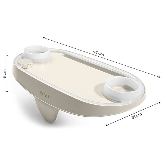 Porte-gobelet avec éclairage LED et emplacement pour tablette téléphone SPA INTEX 28520