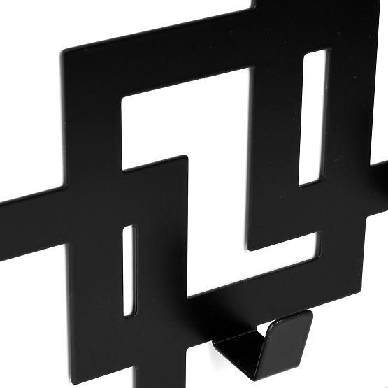 Porte-manteau mural KARDUS noir