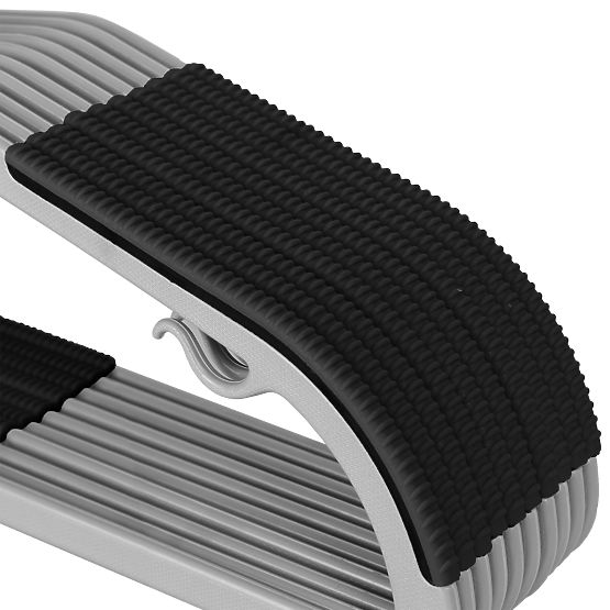 Porte-manteaux Flexi ensemble de 10 pièces gris-noir