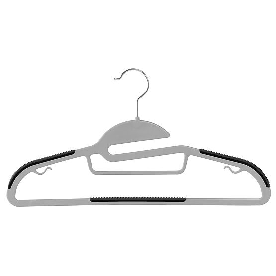 Porte-manteaux Flexi ensemble de 10 pièces gris-noir