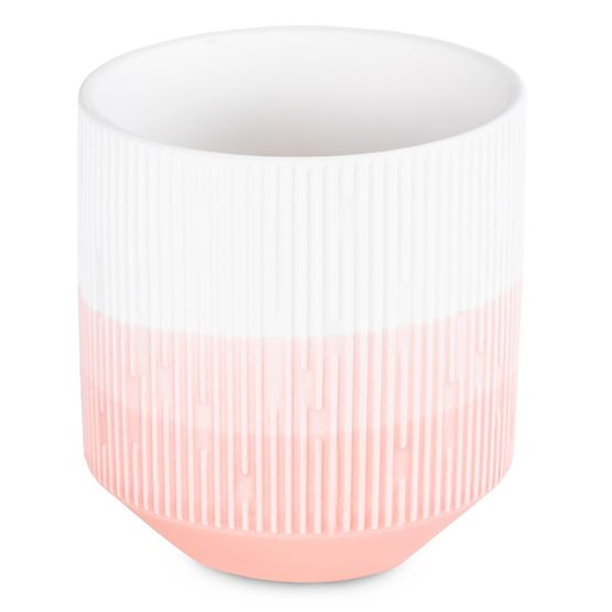 Pot de fleurs FINO couleur rose poudré style moderne pour intérieur ameliahome