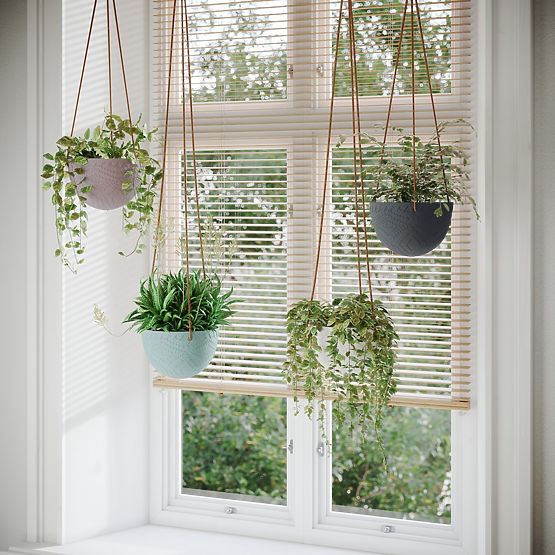 Pot de fleurs LOKAI couleur marine style bohème pour intérieur ameliahome