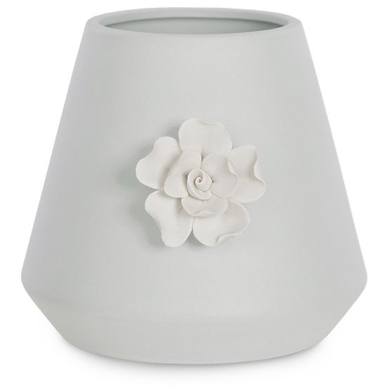 Pot de fleurs LUSITANO couleur grise style classique pour intérieur ameliahome