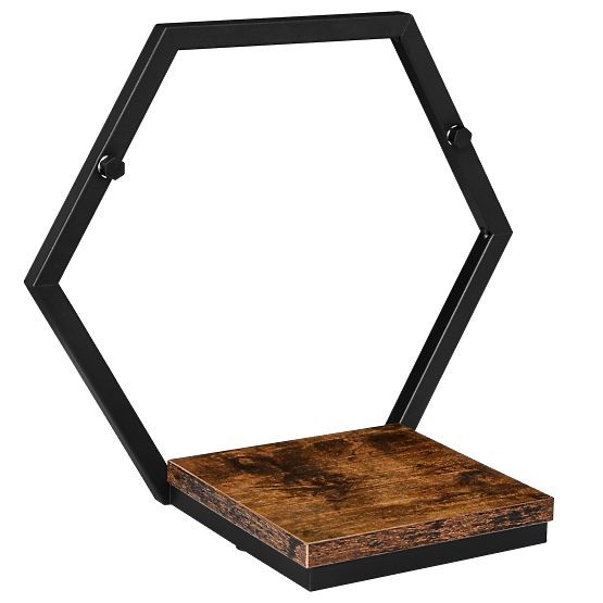 Pot de fleurs mural en métal noir Honung Rustic loft