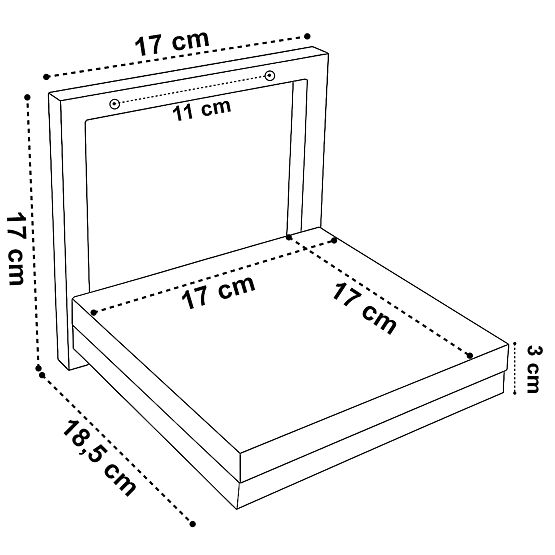 Pot de fleurs mural TORGET MARBRE BLANC