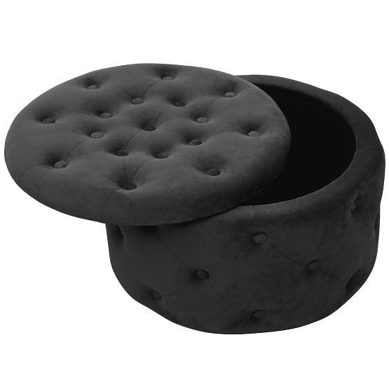 POUF ALIA NOIR