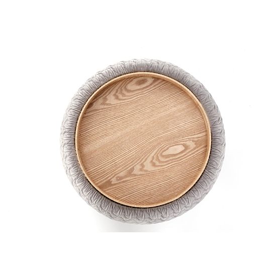 Pouf BONO gris clair (1p=1pc)