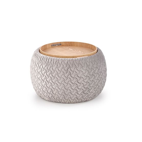 Pouf BONO gris clair (1p=1pc)