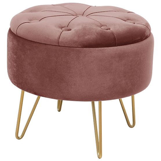 POUF CARO ROSE