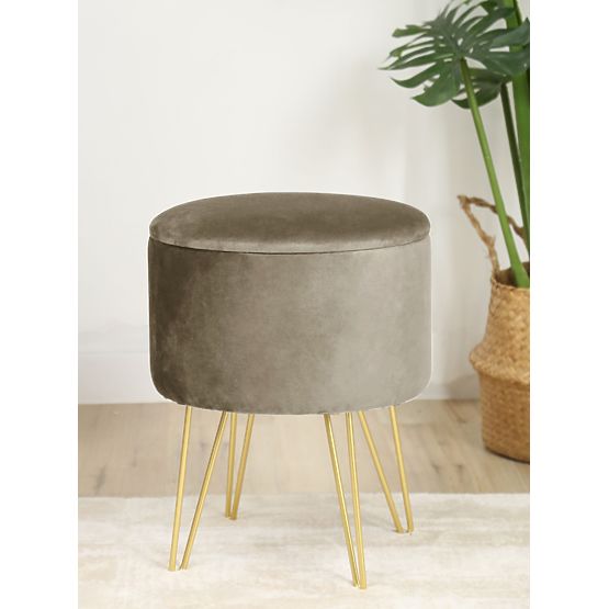 POUF D'OUVERTURE LILI BEIGE