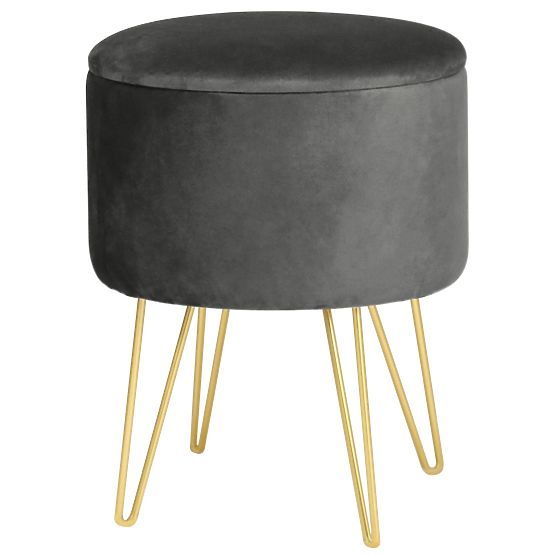 POUF D'OUVERTURE LILI GRAPHITE