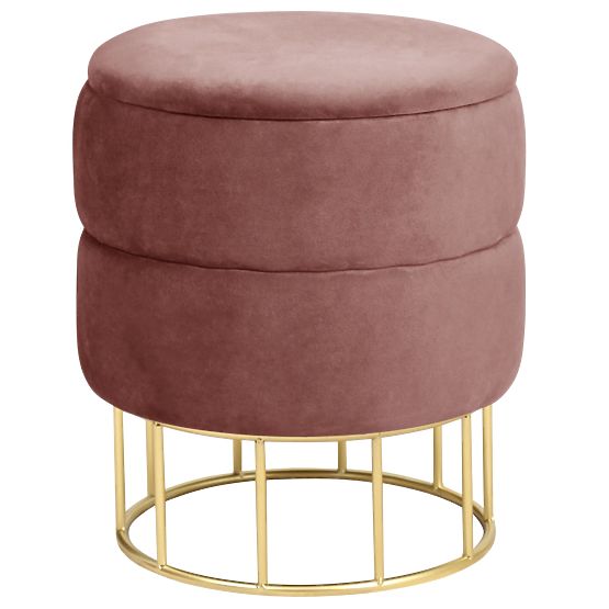 POUF ELZA ROSE POUDRÉ