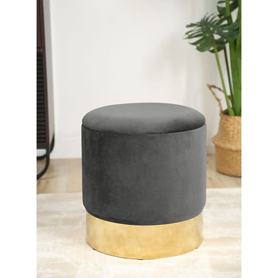 POUF GOLDEN GRAPHITE